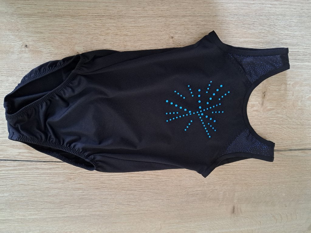 Decathlon Mouwloos turnpakje Maat 7-8 jaar, Taille enfant de 122 à 140, Enlèvement ou Envoi, Comme neuf, Maillot de gymnastique