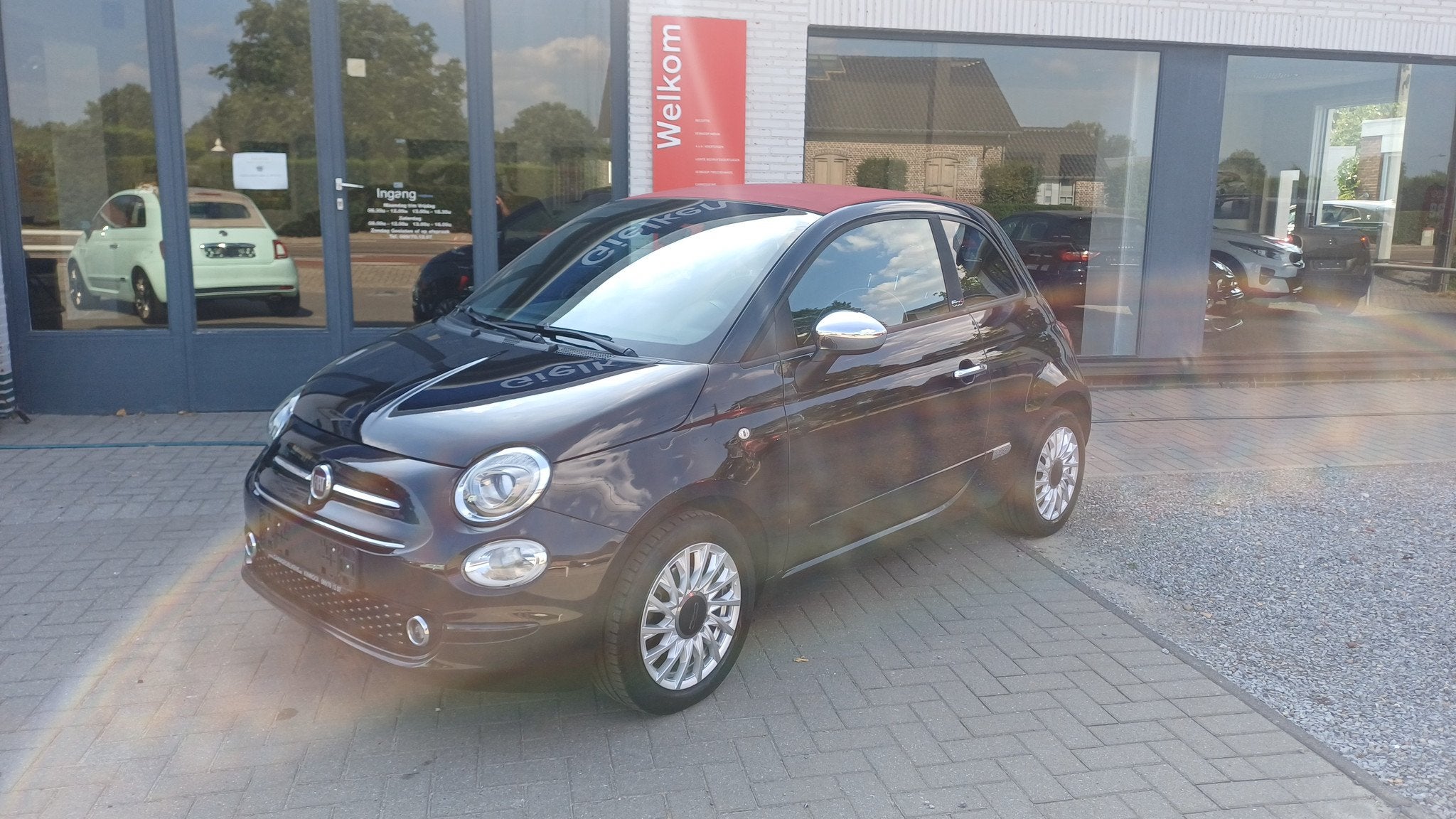 Fiat 500C 1.0i MHEV Lounge/cruise/airco/garantie, Achat, Euro 6, Entreprise, Cabriolet