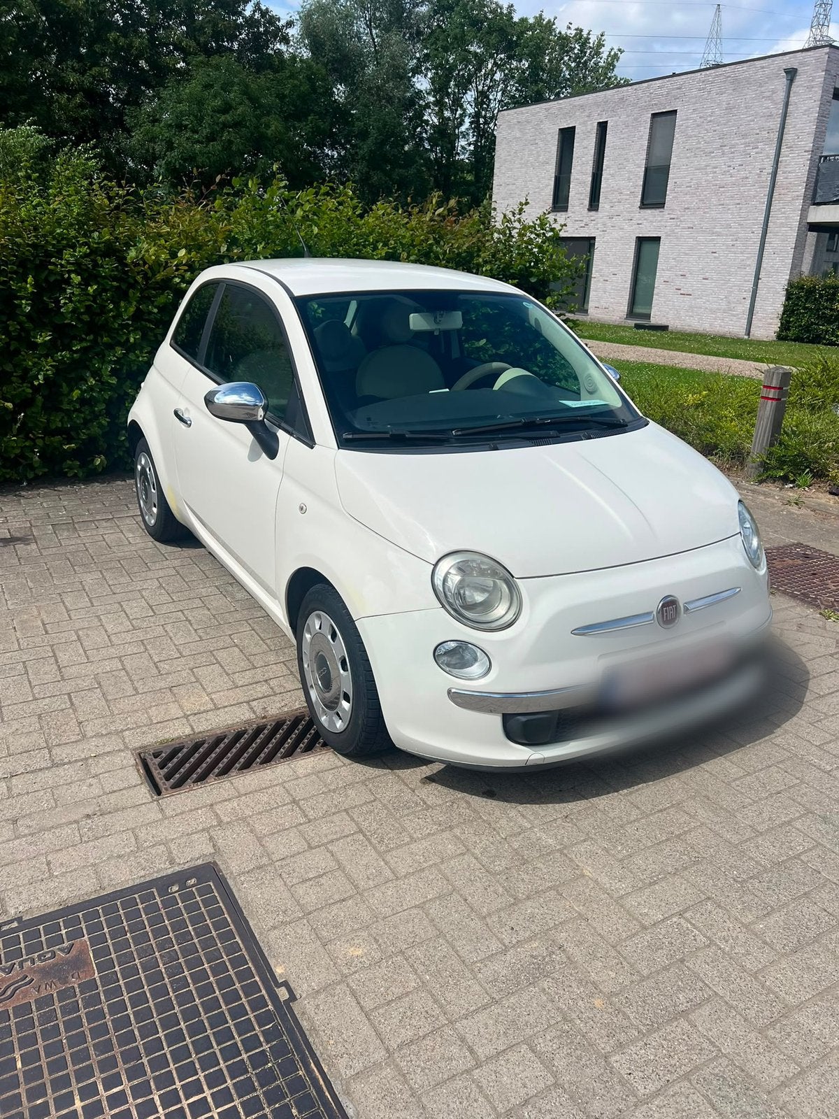 Fiat 500 0.9 85CH START AND STOP, Autos, Fiat, Particulier, Bluetooth, Essence, Euro 5, 3 portes, Boîte manuelle, Blanc, Beige
