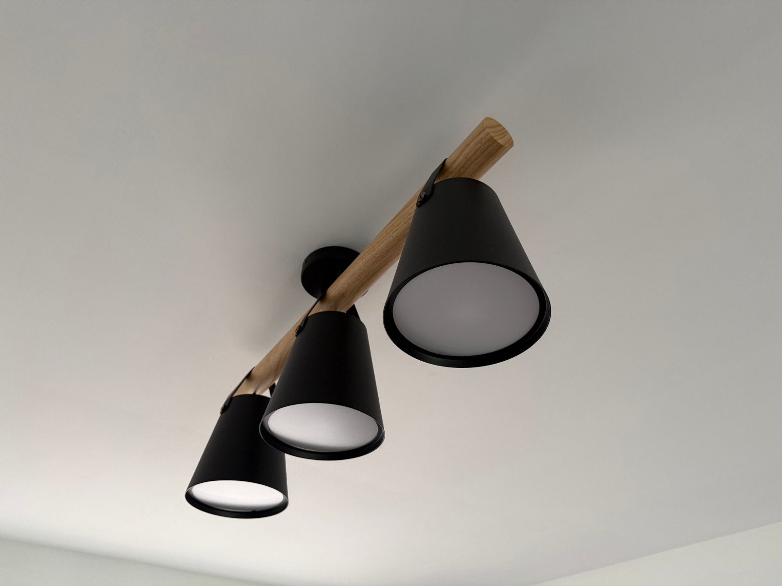 Plafonnier EGLO boyle noir avec 3 ampoules connectées, Ophalen, Zo goed als nieuw