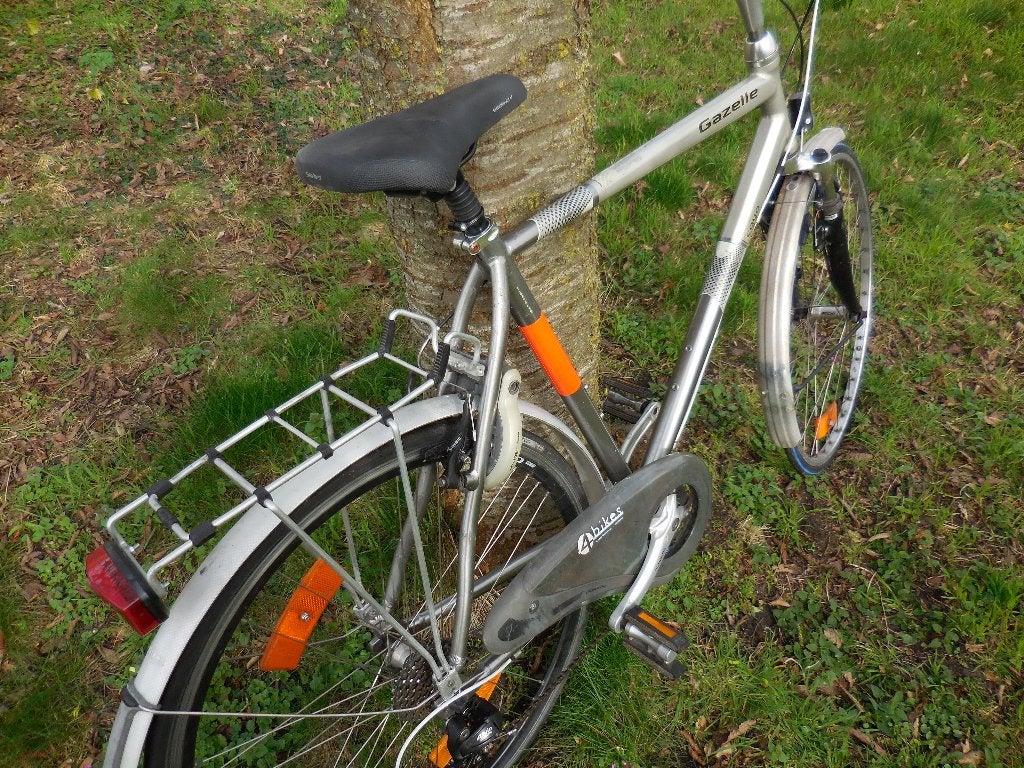 Studentenfiets, herenfiets, Ophalen, Gebruikt, Velgrem, Versnellingen