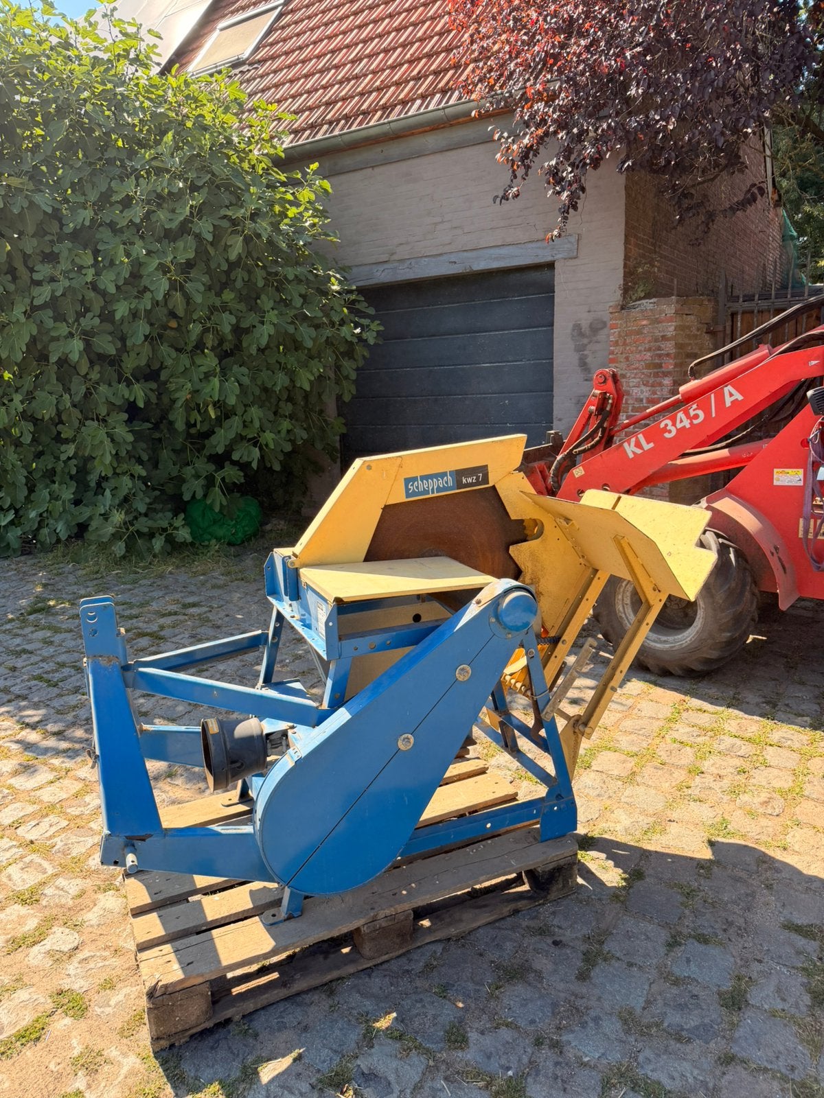 Zaag tractor, Enlèvement