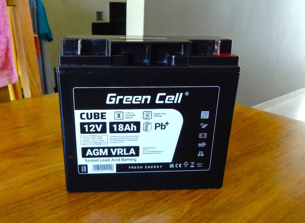 Green Cell 12V 18Ah  VRLA AGM storage accu UPS batterij, Ophalen, Nieuw