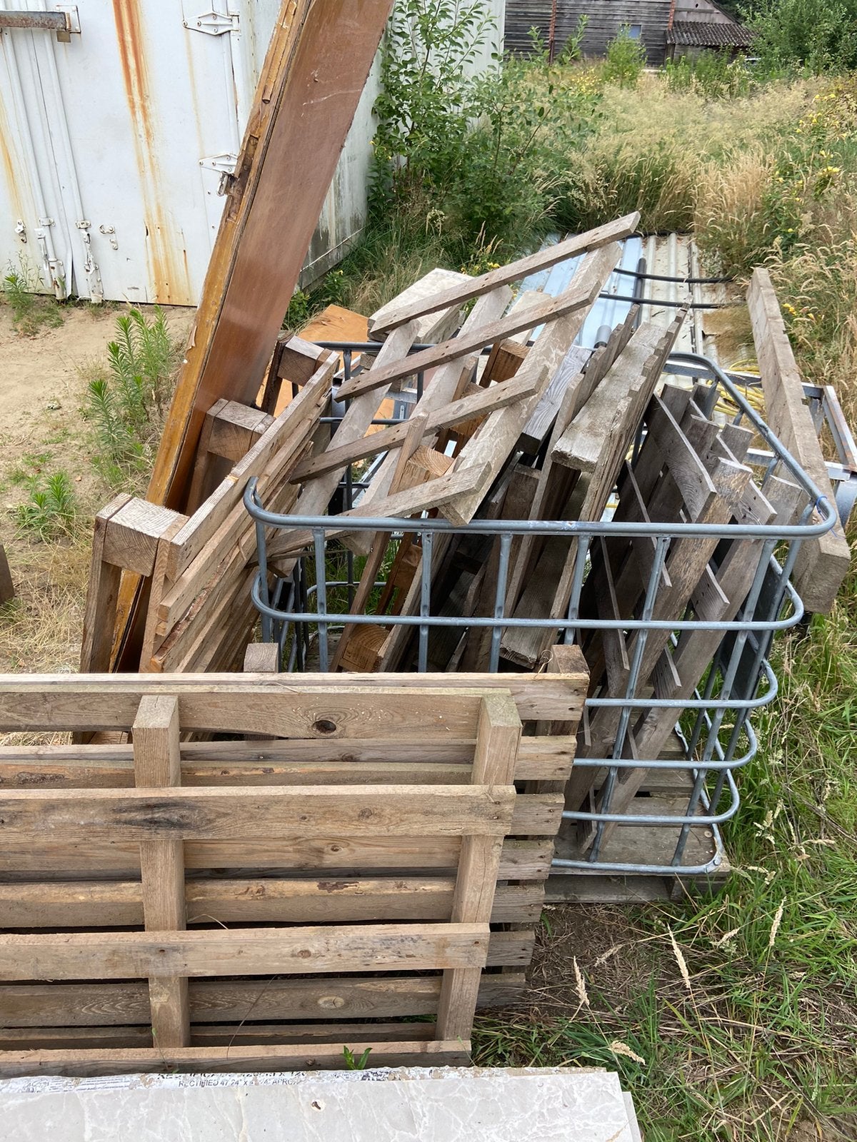 10 gratis pallets, Enlèvement