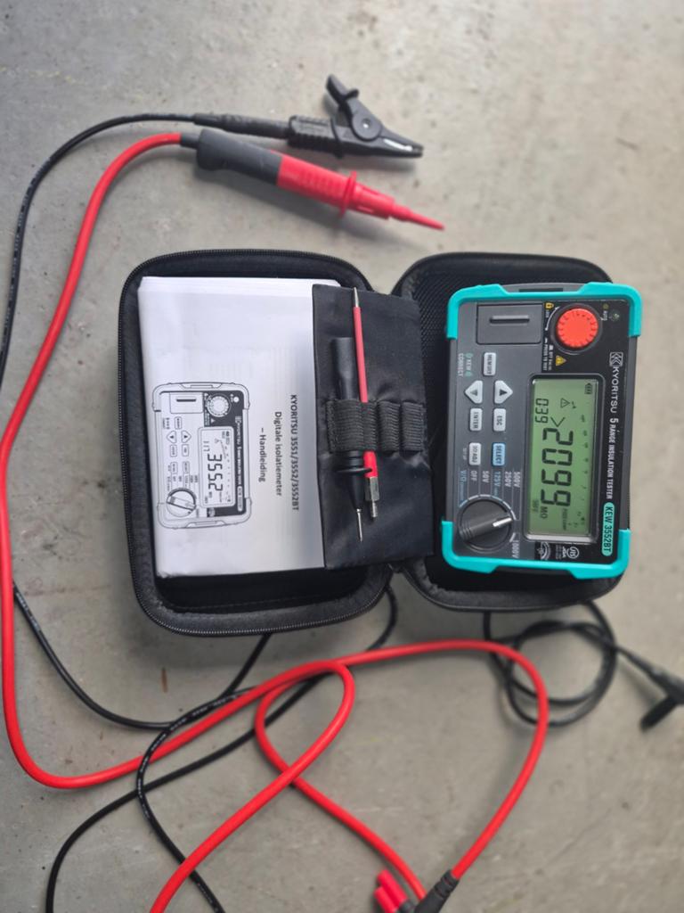 Compteur d'isolement numérique Kyoritsu kew 3552bt, Bricolage & Construction, Enlèvement, Comme neuf