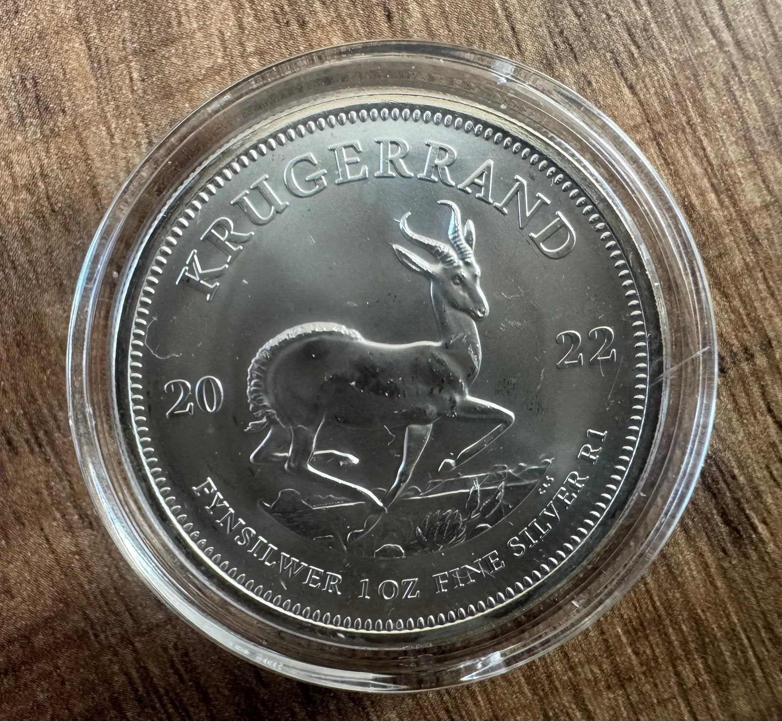 1oz zilveren Krugerrand 2022, Verzenden, Zilver
