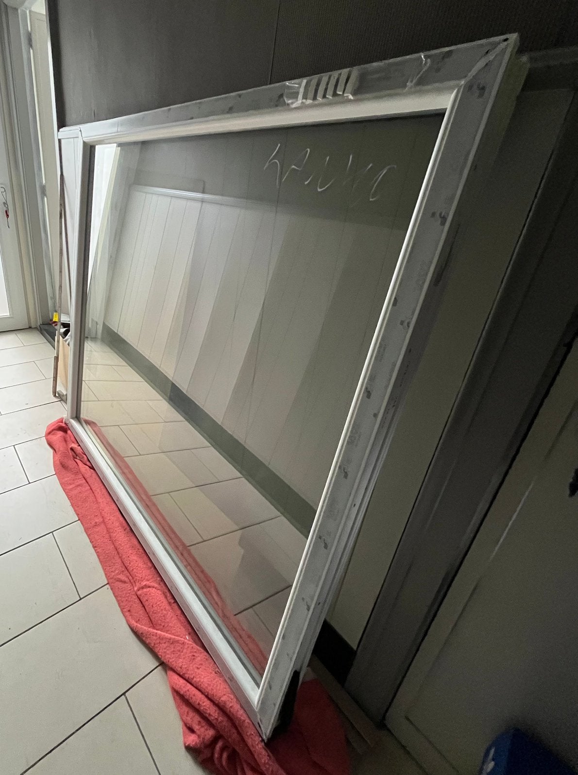 Vast raam in pvc dubbel glas nieuw, Bricolage & Construction, Vitres, Châssis & Fenêtres, Neuf, Double vitrage, 120 à 160 cm, Fenêtre de façade ou Vitre