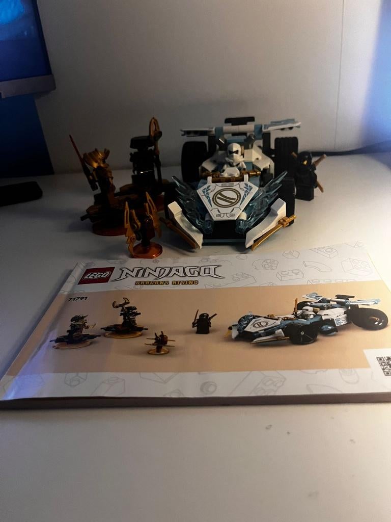 71791 La voiture de course Dragon Power Spinjitzu LEGO, Lego, Ensemble complet, Comme neuf, Enlèvement