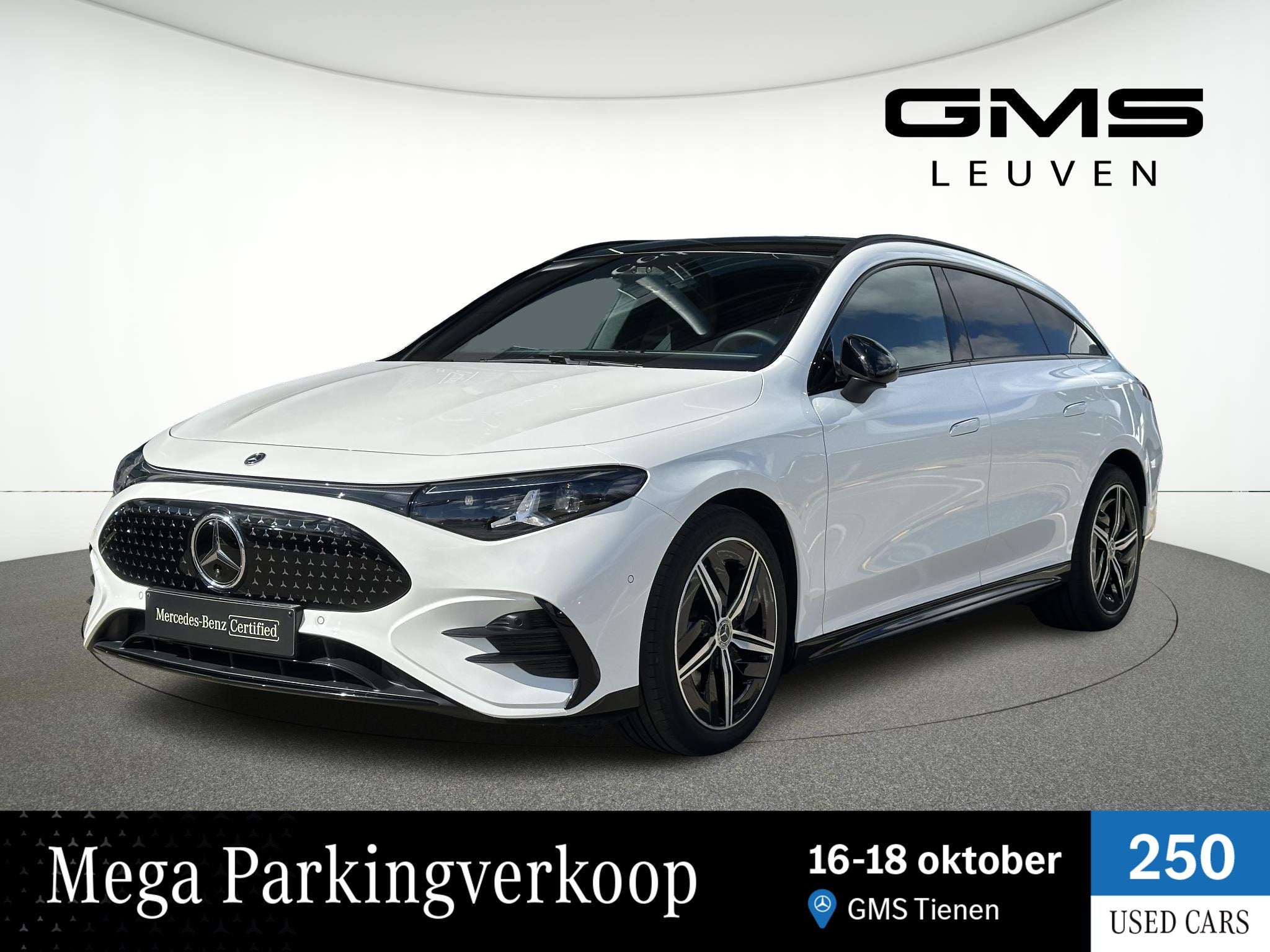 Mercedes-Benz CLA Shooting Brake CLA 250 AMG Line, Automaat, CLA, Gebruikt, Wit