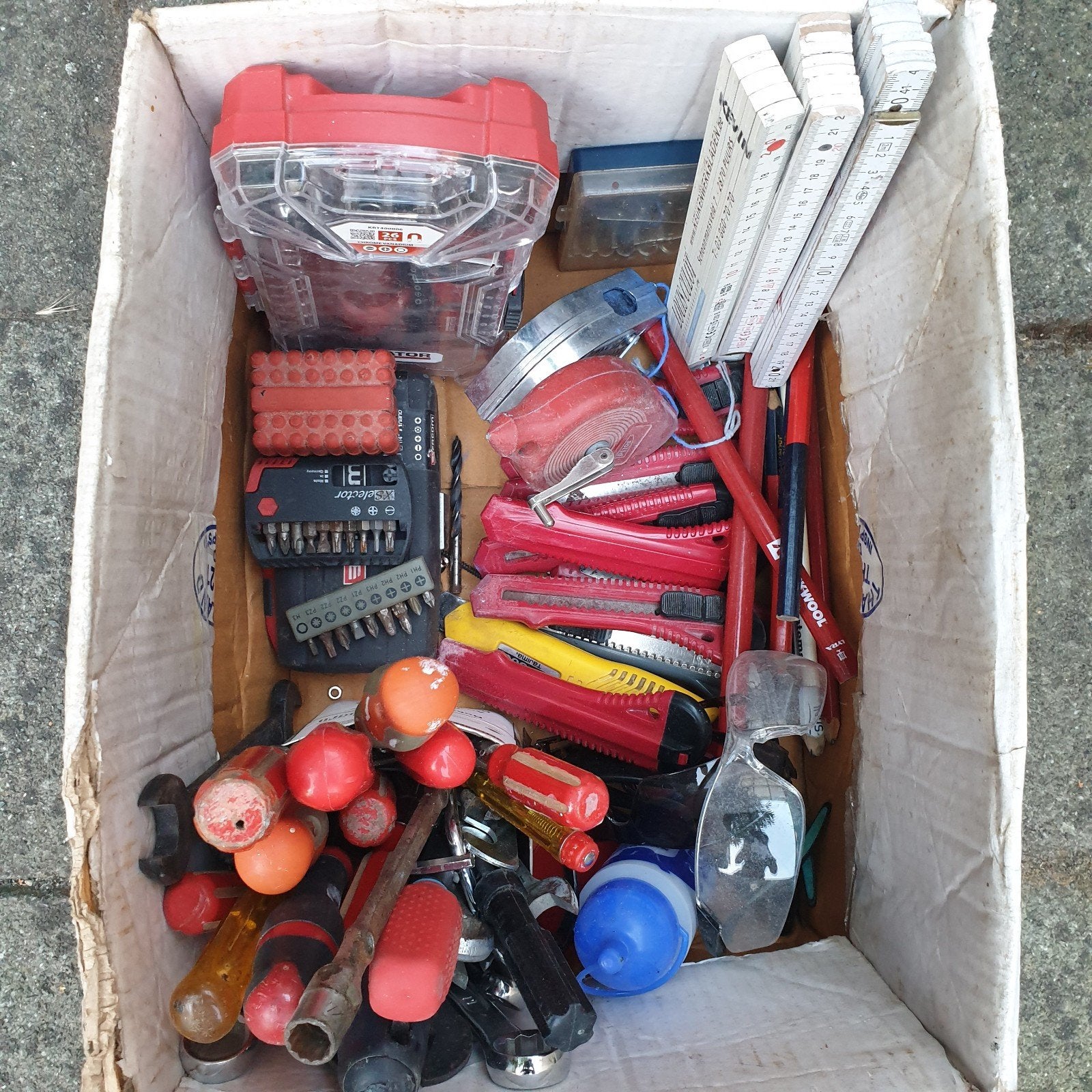 werkgrief, Bricolage & Construction, Outillage | Outillage à main, Enlèvement, Utilisé, Jeu d'outils, Autres marques