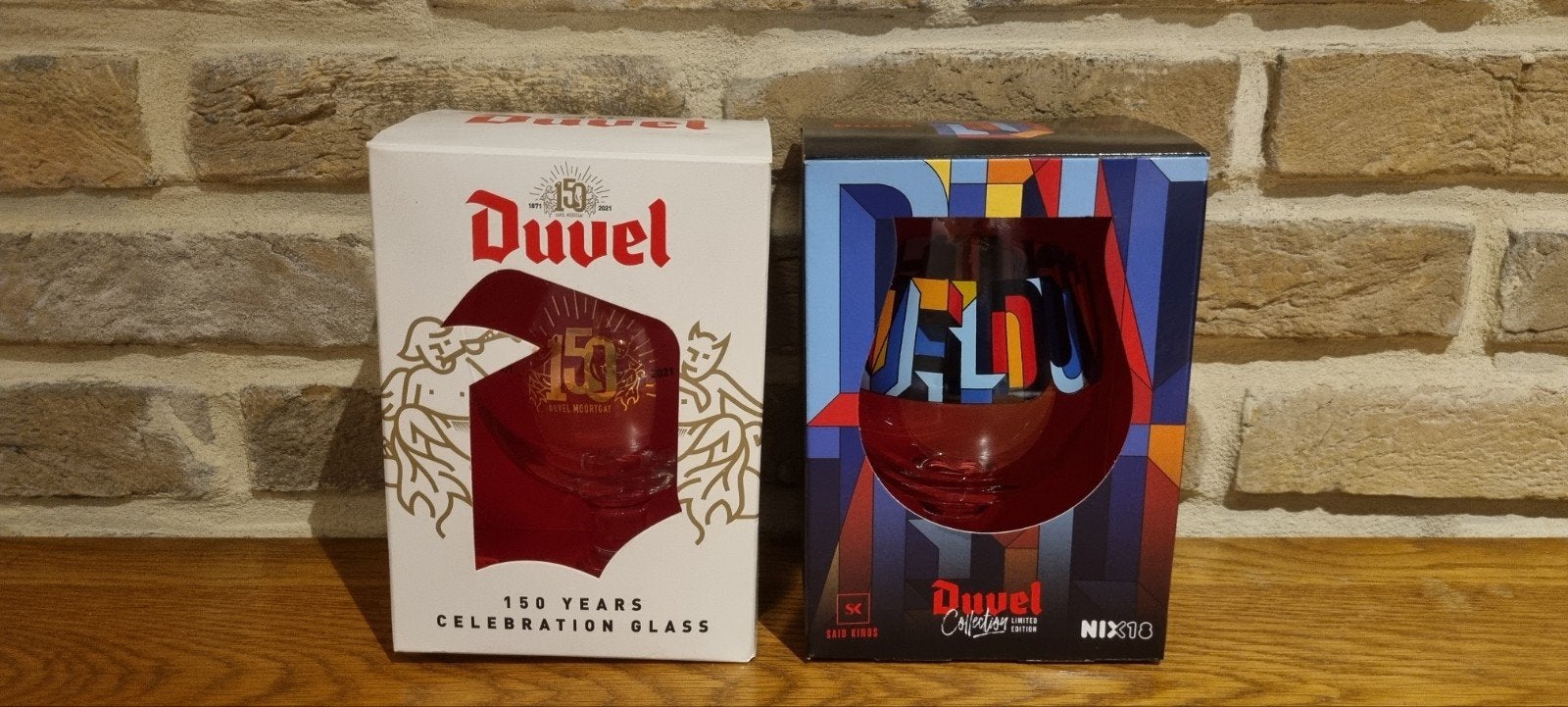 2 duvel glazen, Enlèvement ou Envoi, Neuf, Verre à bière
