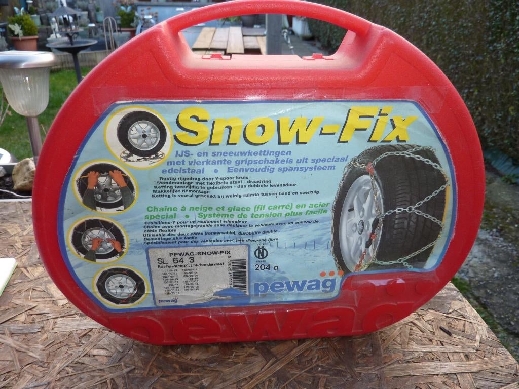 Chaîne à neige et glace Snow-Fix Pewag SL 64 3, Ophalen, Gebruikt