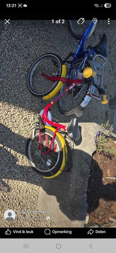Kinder fiets, Ophalen