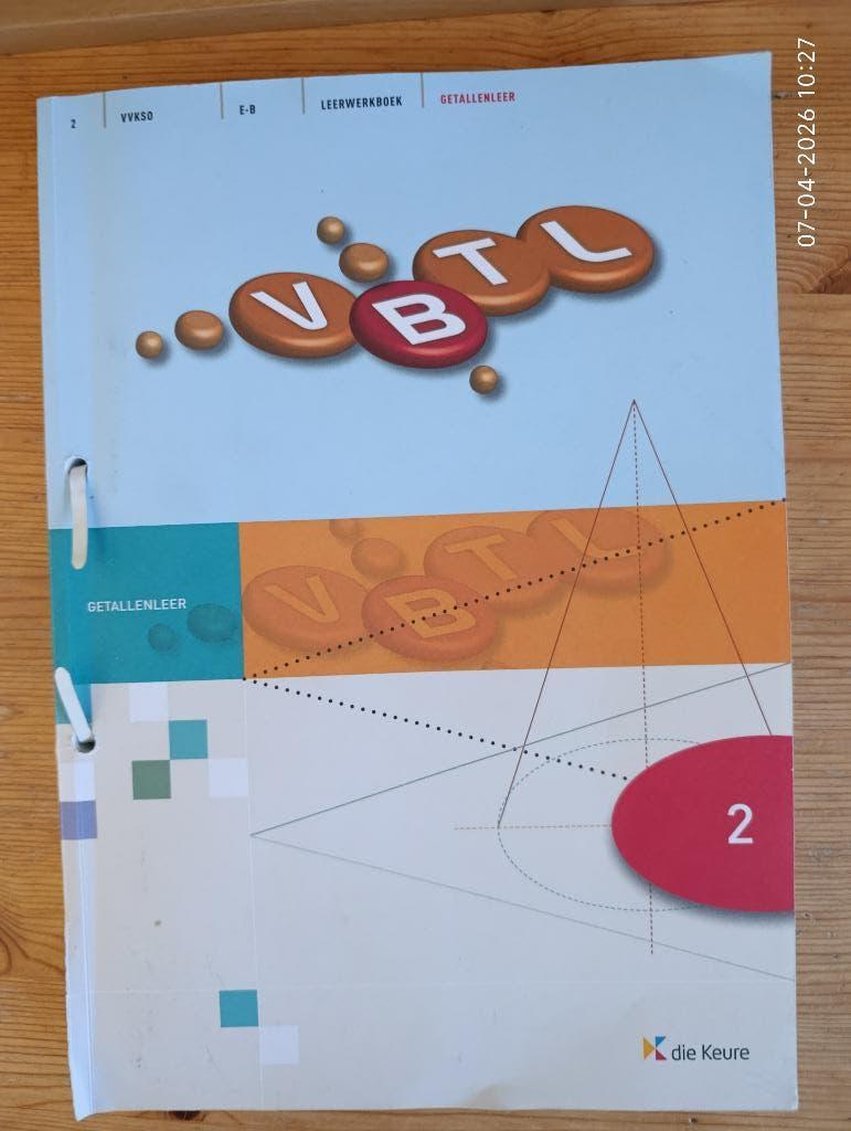 Van Basis tot limiet Leerwerkboek wiskunde 2 GETALLENLEER, Boeken, Ophalen, ASO, Wiskunde A, Die keure