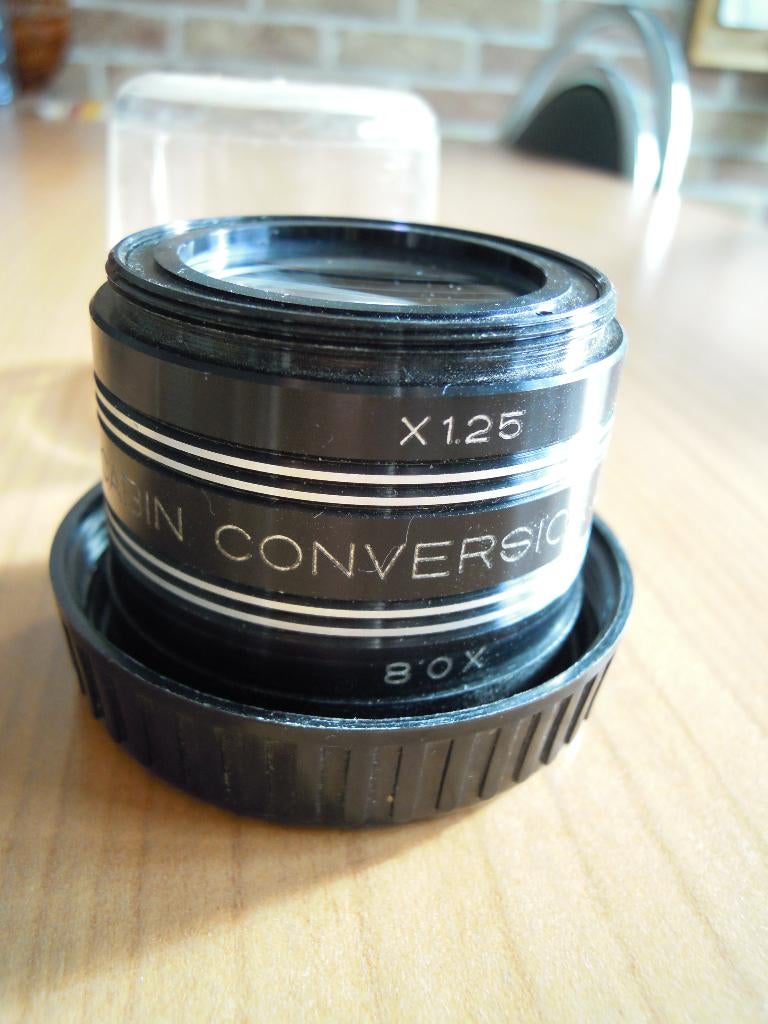 CABIN CONVERSION LENS X O,8 X 1,25, Verzamelen, Foto-apparatuur en Filmapparatuur, Ophalen of Verzenden, Projector