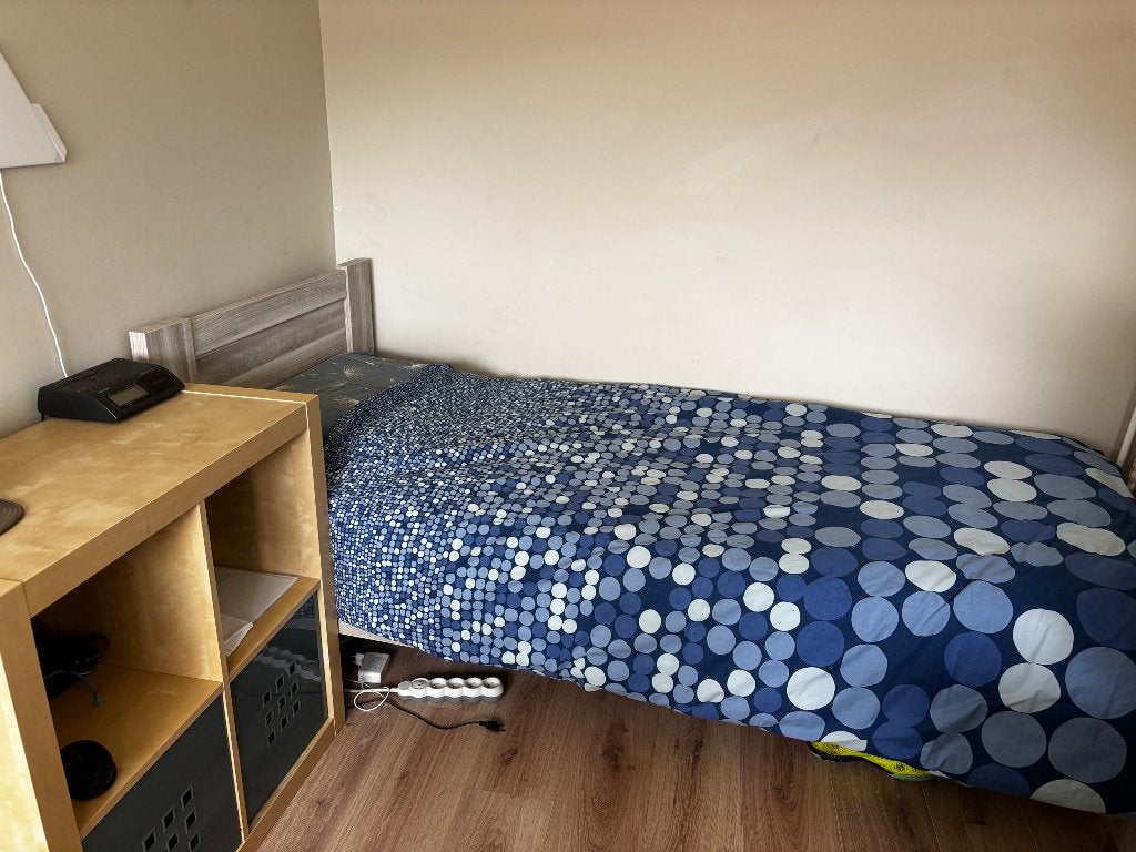 Eenpersoonsbed, Ophalen, Gebruikt, 90 cm, Eenpersoons