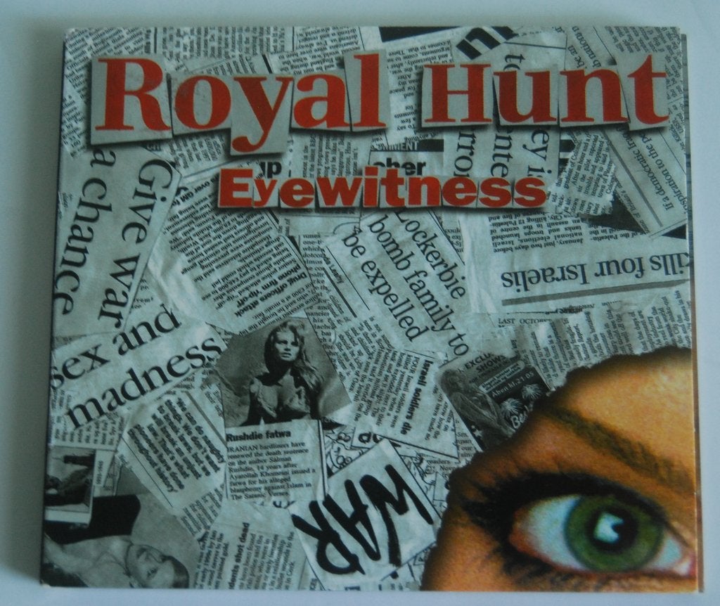 ROYAL HUNT - EYEWITNESS, Enlèvement ou Envoi, Power metal, Digipak, Utilisé