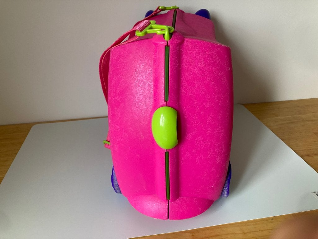 Trunki - kindvriendelijke reiskoffer roze, Hard kunststof, Minder dan 50 cm, Zo goed als nieuw, Minder dan 35 cm