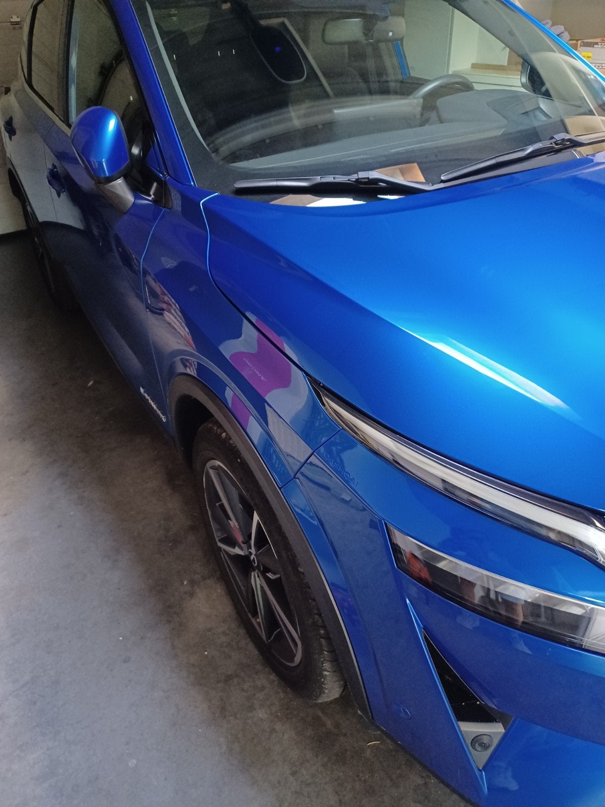 Nissan Qashqai tekna, Auto's, Nissan, Monovolume, Euro 6, Blauw, Leder en Stof