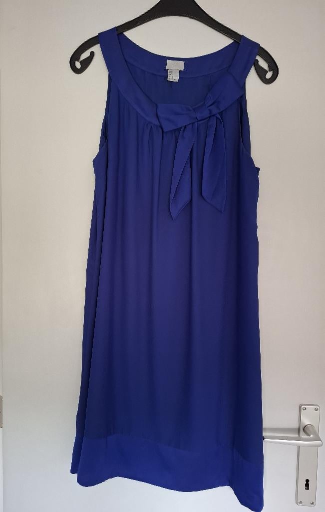 cocktailkleedje koningsblauw, Ophalen, H&M, Blauw, Maat 42/44 (L)