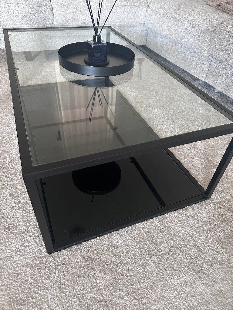 Table basse verre, 100 à 150 cm, Verre, Enlèvement, Utilisé