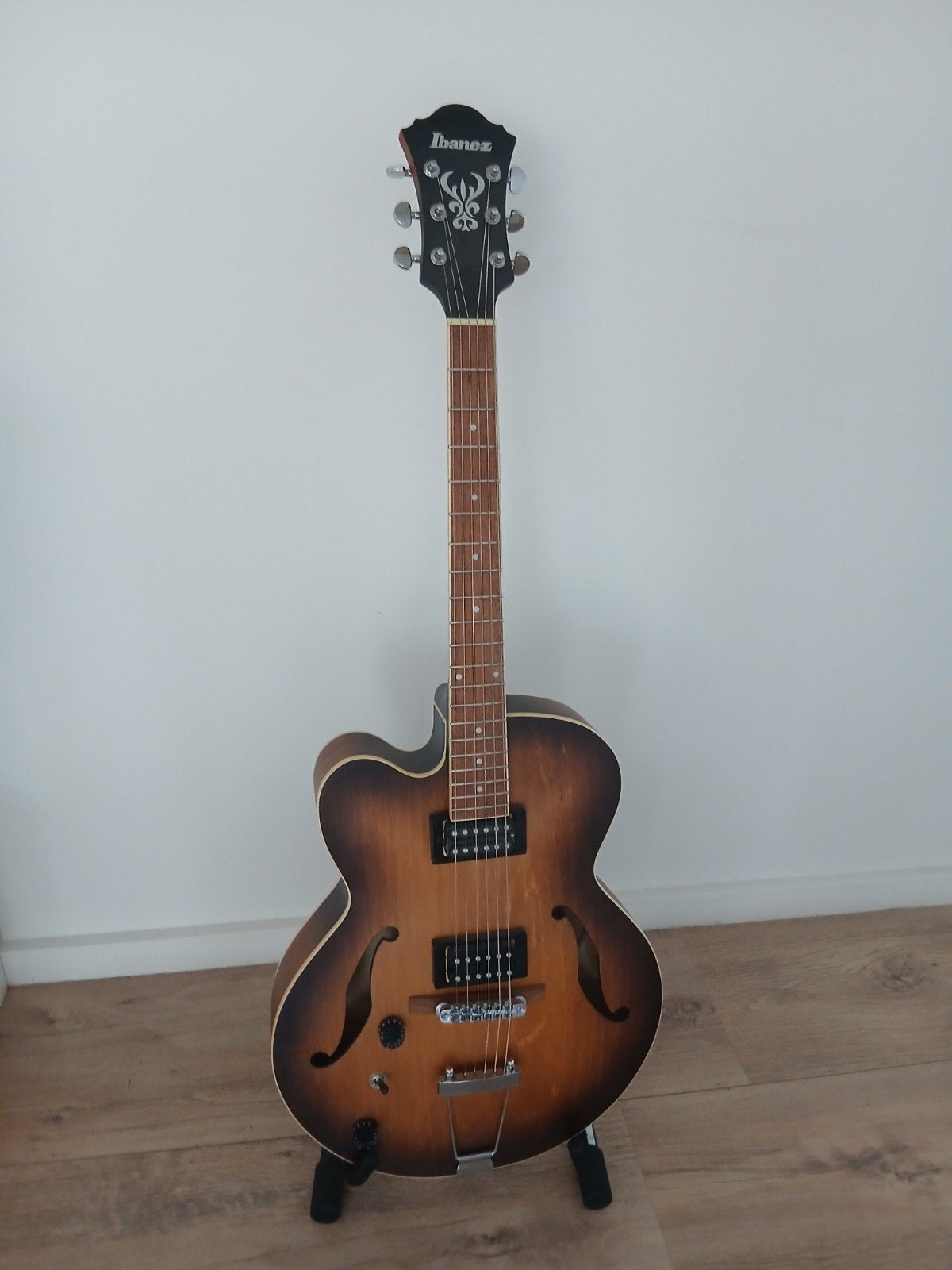 Gitaar hollowbody linkshandig, Ophalen, Zo goed als nieuw, Hollow body, Ibanez
