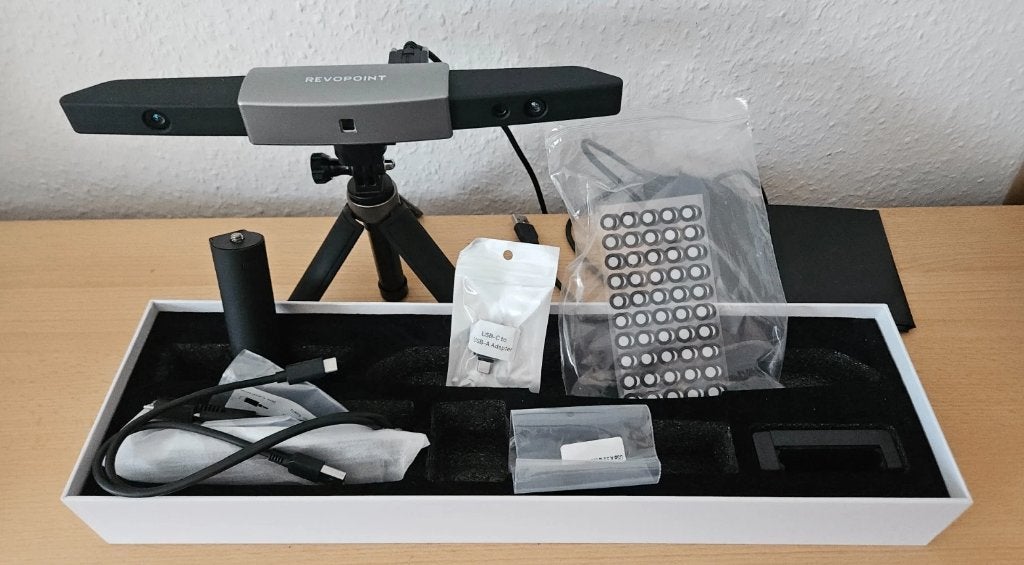 3D scanner, Ophalen, Zo goed als nieuw