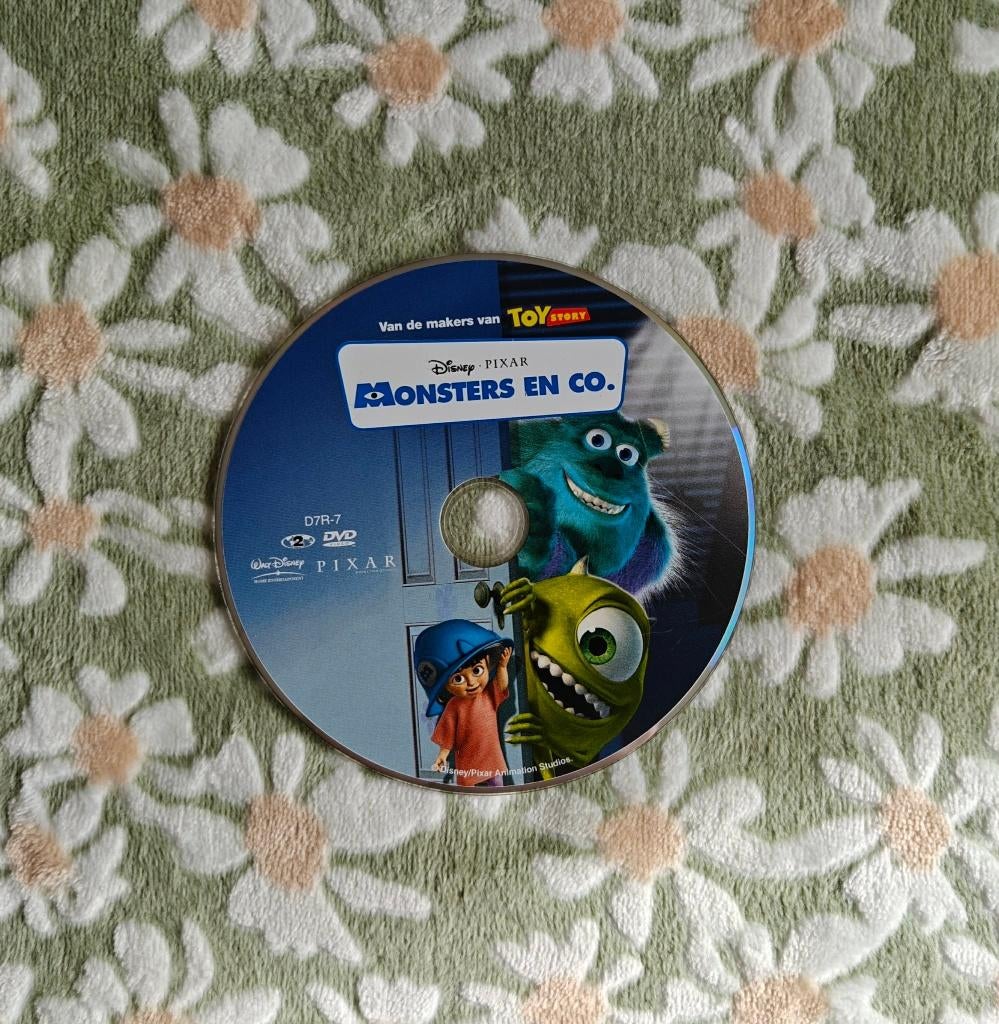 DVD - Film - Monsters en co - Disney - €1,50, Ophalen, Gebruikt, Overige typen, Alle leeftijden