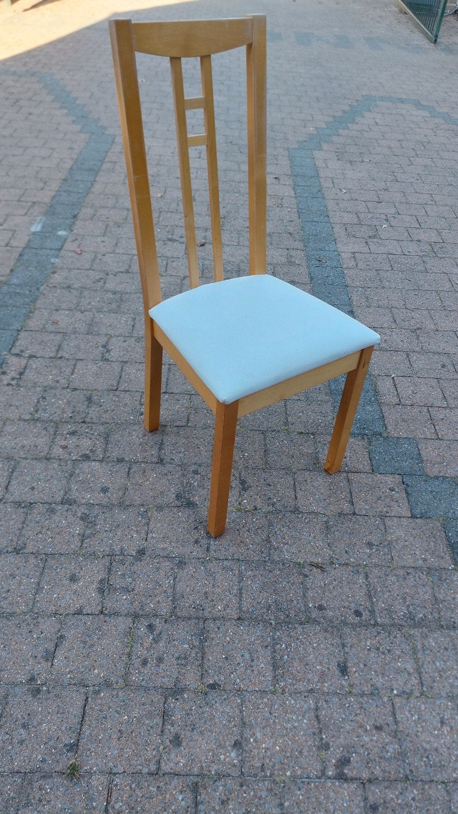 Stoelen 8x, Ophalen, Gebruikt, Wit, Hout