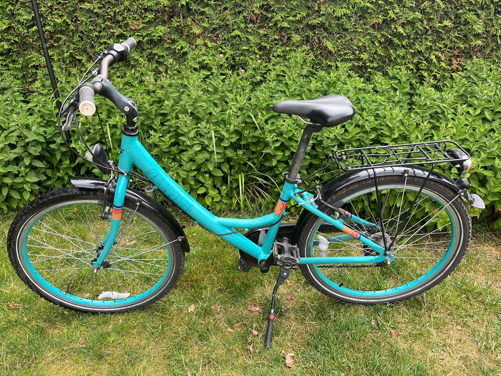 Granville meisjesfiets 20”, Ophalen, Gebruikt, Velgrem, Handrem
