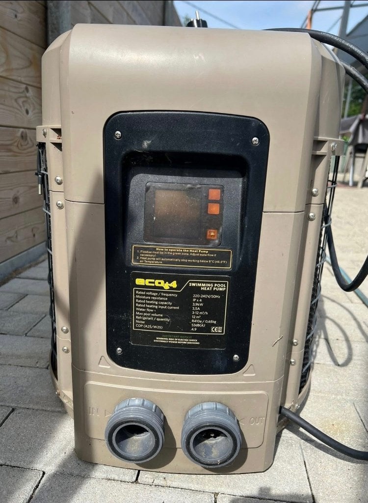 Warmtepomp zwembad, Ophalen, Gebruikt, Verwarming