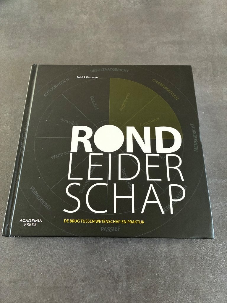 Boek: Rond leiderschap, Ophalen of Verzenden, Zo goed als nieuw
