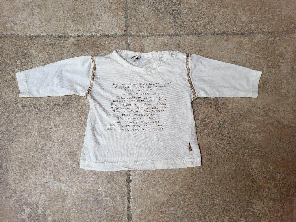 Merk Noppies : longsleeve mt 62 -68, Kinderen en Baby's, Babykleding | Maat 62, Gebruikt, Jongetje of Meisje, Ophalen of Verzenden