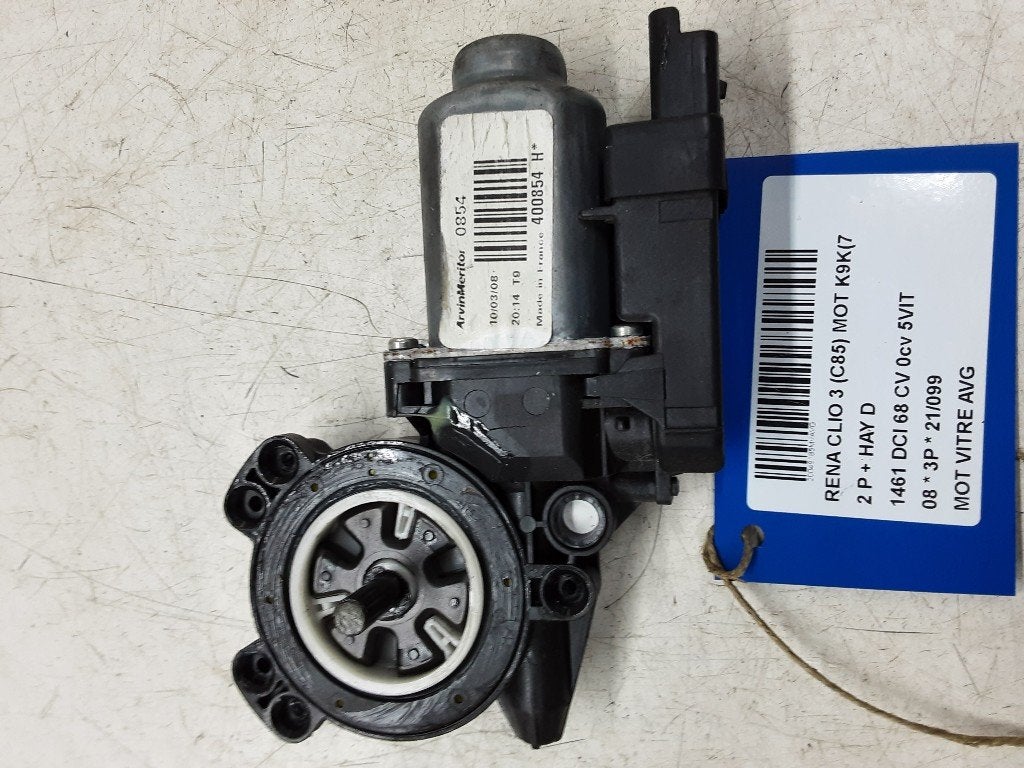 MOTEUR LEVE VITRE ELECTRIQUE AVANT GAUCHE Renault (400854H), Utilisé, Avant, Renault