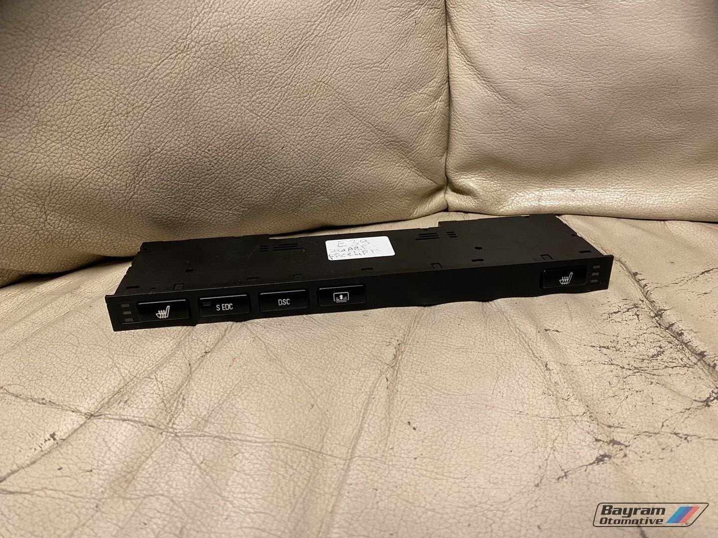 Bmw E39 knoppenbalk facelift stoelverwarming rollo 5-serie, Auto-onderdelen, Dashboard en Schakelaars, BMW, Gebruikt, Ophalen of Verzenden