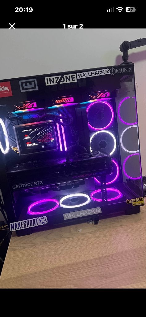 Pc gamer 4090 OC 24Gb ROG STRIX / i9 14900k, Asus, 32 GB, Intel Core i9, Comme neuf