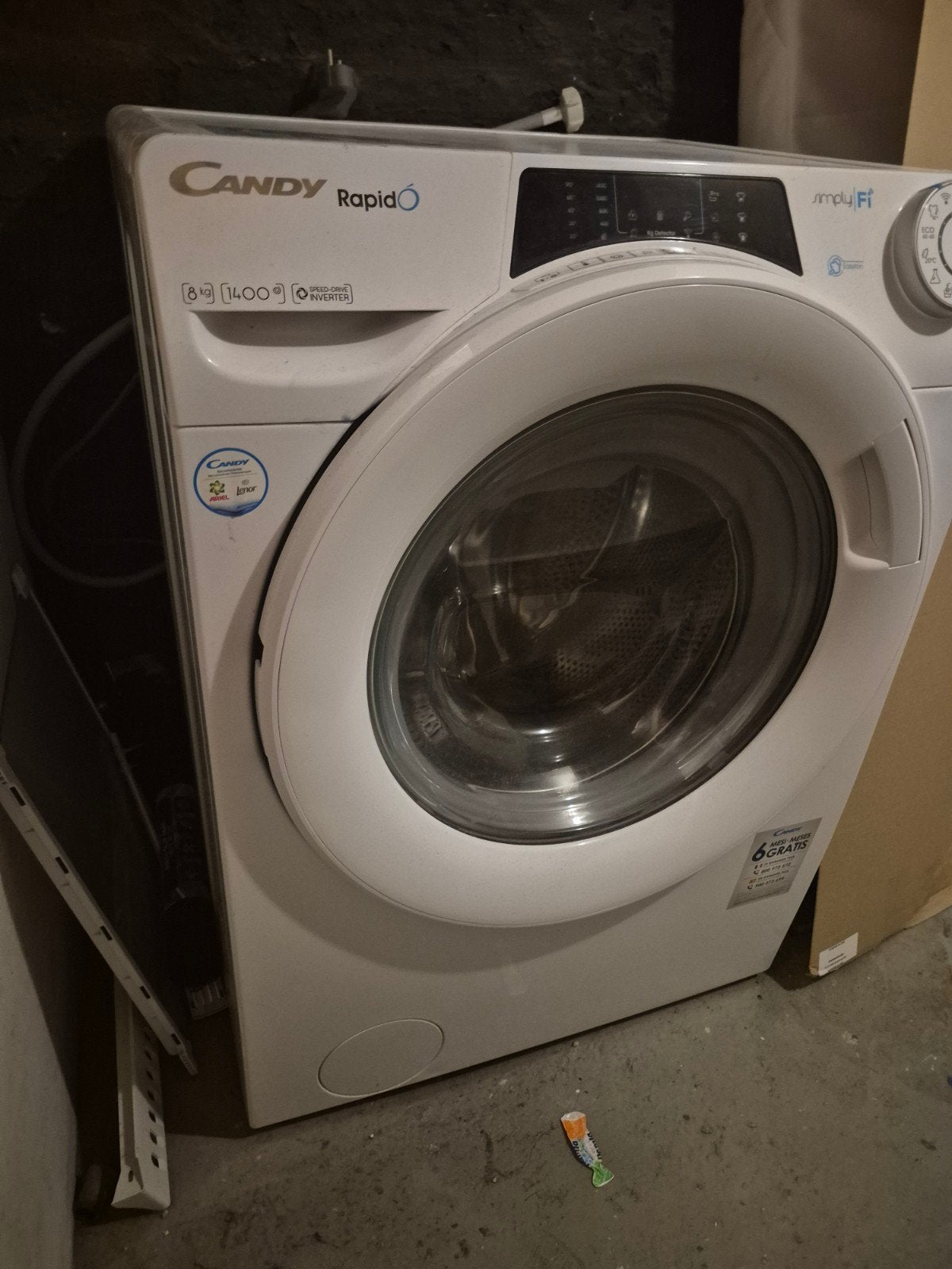 Candy RapidÓ wasmachine 8 kg – 1400 toer  - Dringend Verhuis, Elektronische apparatuur, Wasmachines, 8 tot 10 kg, Ophalen, Gebruikt