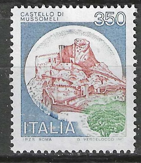Italie 1980 - Yvert 1448 - Castello di Mussomeli  350 l (PF), Verzenden, Postfris