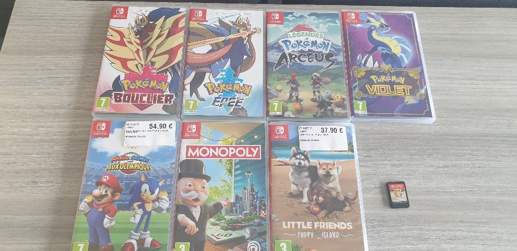 8 jeux Nintendo Switch, Enlèvement ou Envoi, Comme neuf
