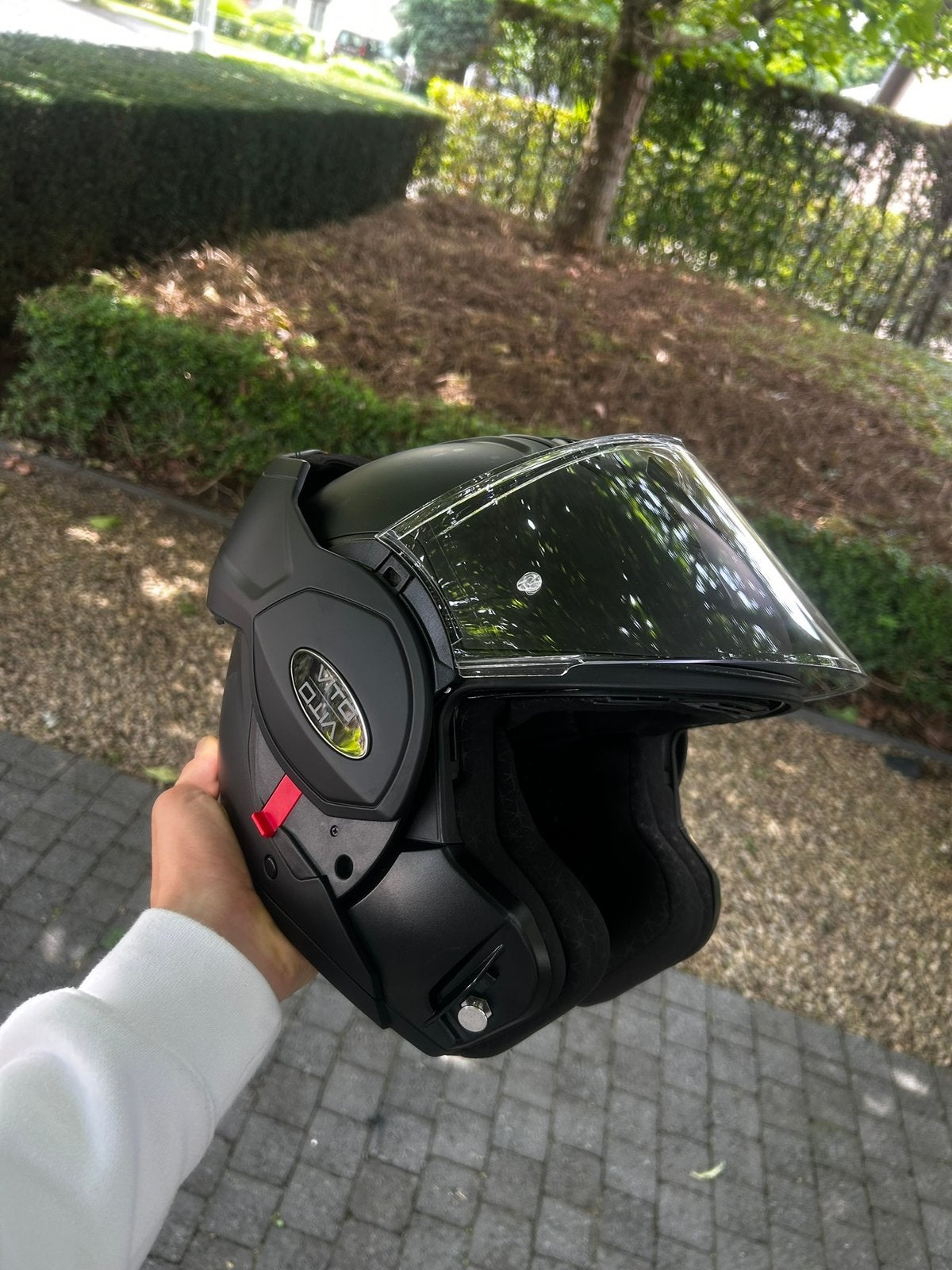 Casque System, Motos, Vêtements | Casques de moto, Hommes, Enfants, Casque système, M, Autres marques, Neuf, avec ticket, Enlèvement