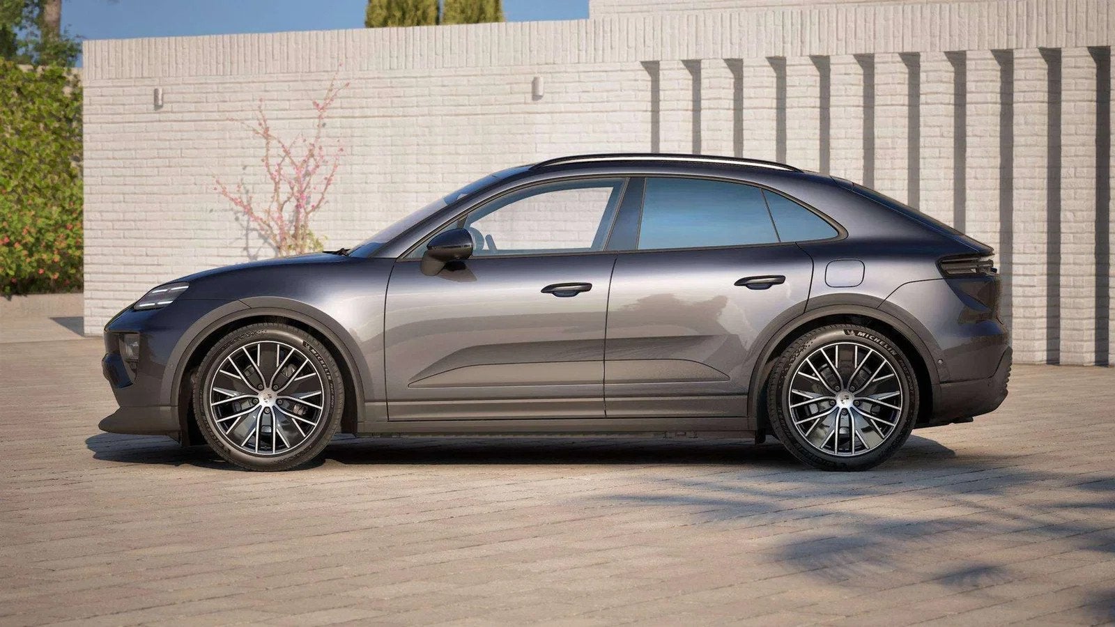 Porsche Macan 4/ 100 kWh/Sport Chrono/Pano/Head-Up/18-way/In, Cuir, Argent ou Gris, Achat, 408 ch