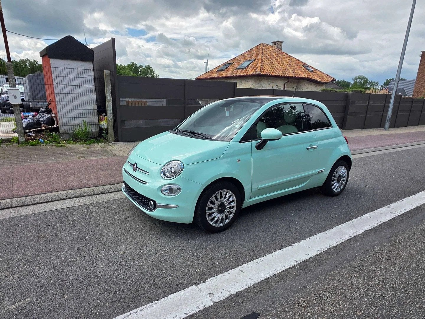 Fiat 500 Lounge 500 1.2i 2020' 46992KM 1EIG IN PERFECTE ST, Entreprise, Boîte manuelle, Commande vocale, Berline