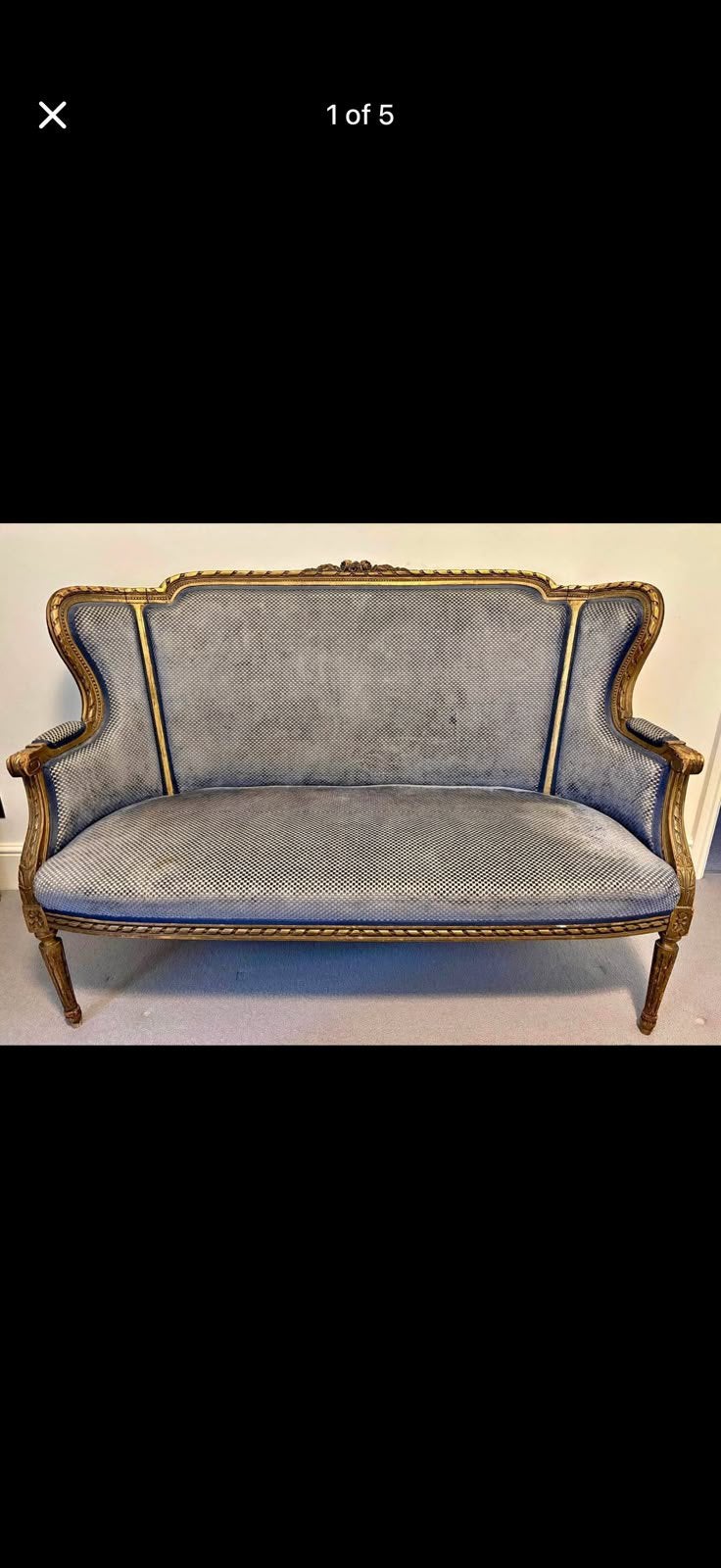 Canapé vintage, Maison & Meubles, Canapés | Sofas & Chaises Longues, Utilisé, Quatre personnes ou plus, Enlèvement ou Envoi