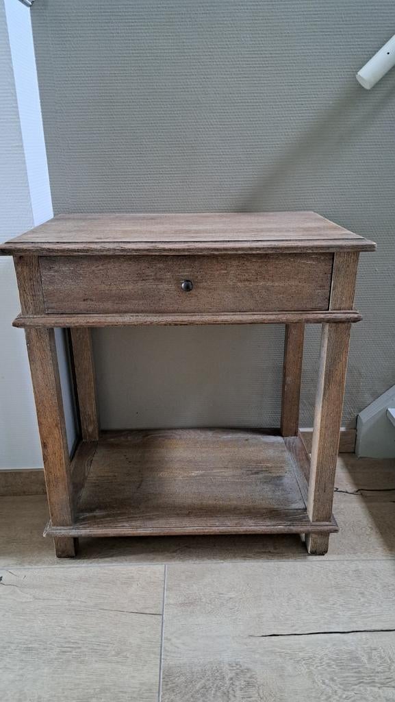 Landelijke nachtafel, Antiquités & Art, Antiquités | Meubles | Chaises & Canapés, Enlèvement