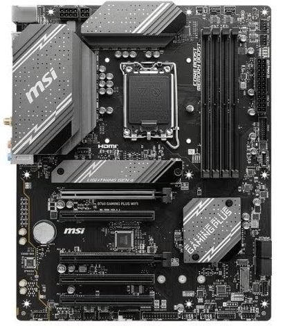 Carte mère MSI B760 GAMING PLUS WIFI, LGA 1700, Comme neuf, Enlèvement, ATX