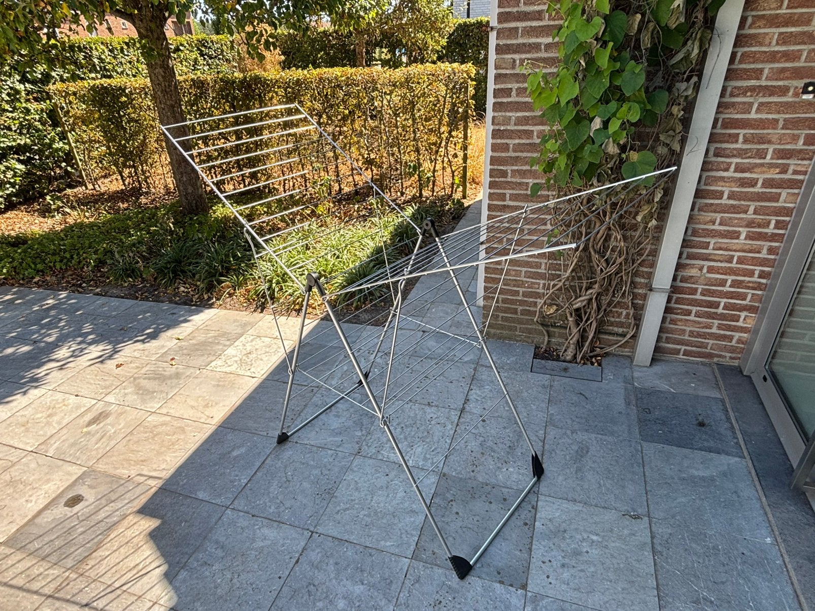 Wasrek in metaal, Ophalen, Zo goed als nieuw, Wasrek