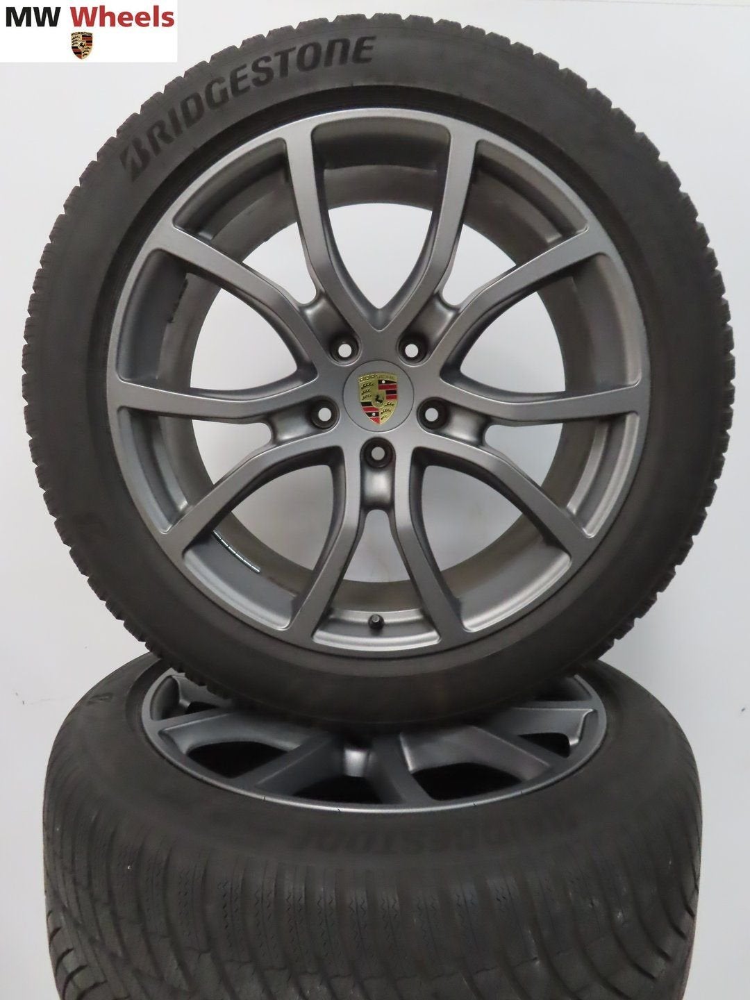 Porsche 21 inch velgen Cayenne 9Y SUV 2025 winterbanden, Gebruikt, -, -, Banden en Velgen