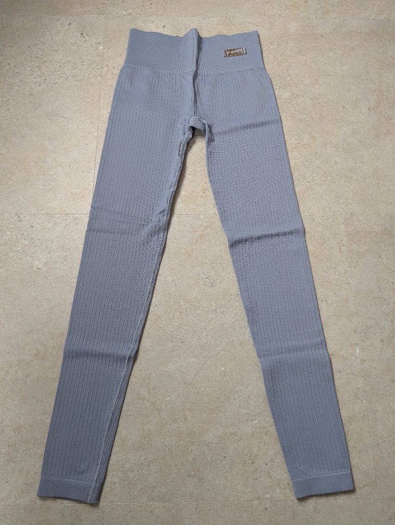 Legging TEVEO, Gris, Taille 36 (S), Comme neuf, Fitness ou Aérobic