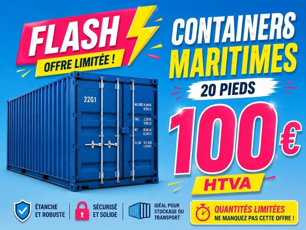 Container à louer, Immo, Garages & Places de parking