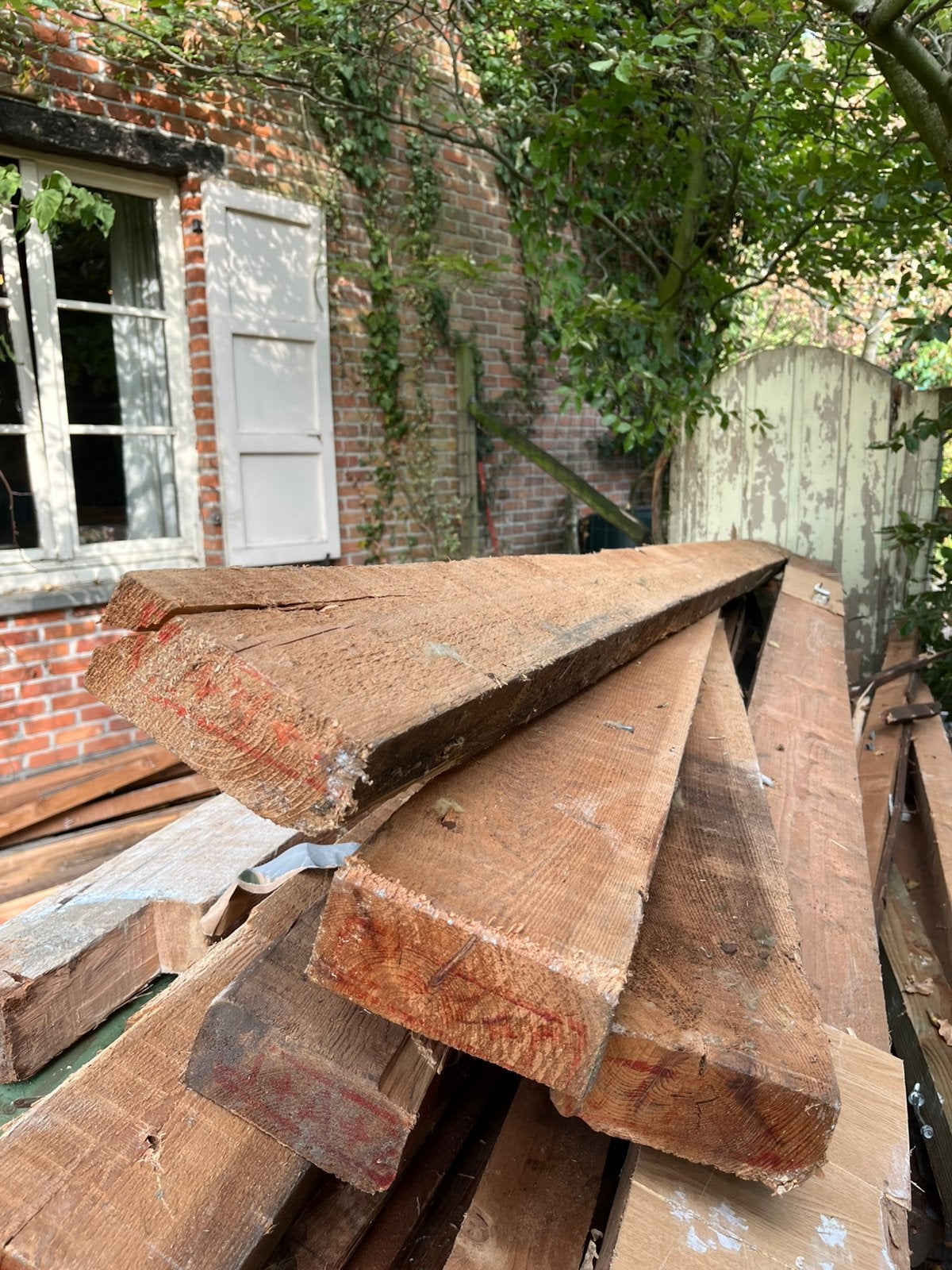 Poutres, Jardin & Terrasse, Enlèvement, Comme neuf, Poutres